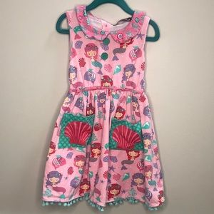 Jelly the Pug Mermaid Dress | Girls | EUC | size 6
